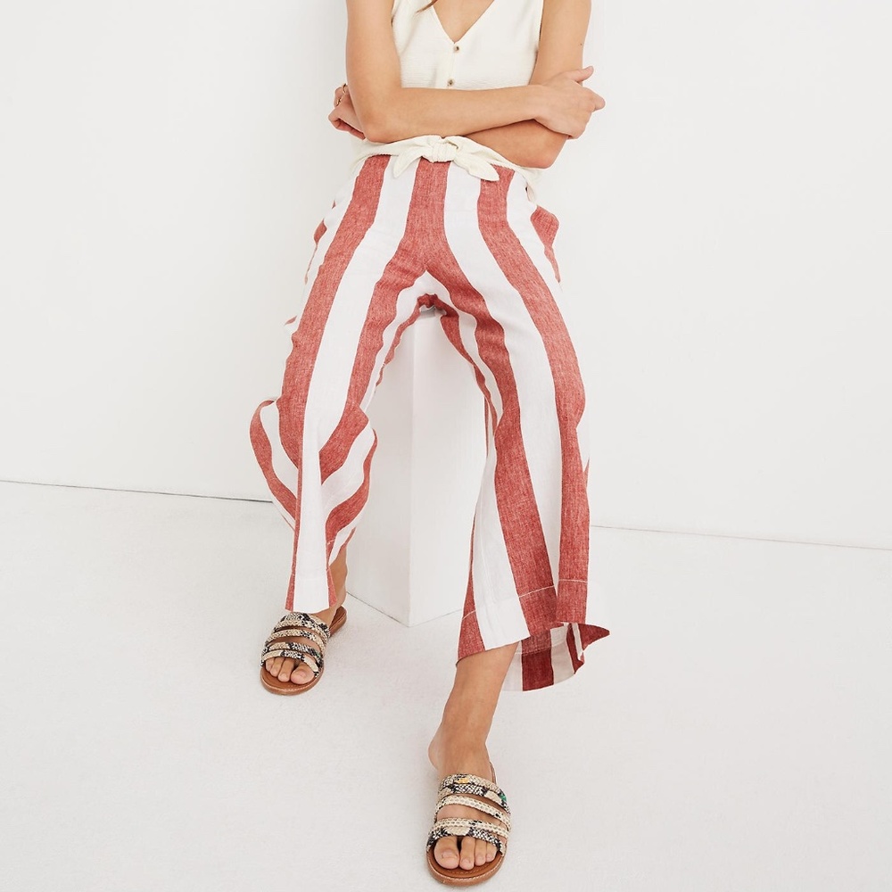 Madewell Huston Pull On Cropped Wide Leg Gauchos